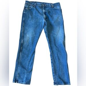 Wrangler 13MWZ Jeans Men's 44x34 Cowboy Cut 100% Cotton